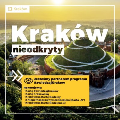 Kraków niedkryty - Jesteśmy partnerami programu #zwiedzajkrakow